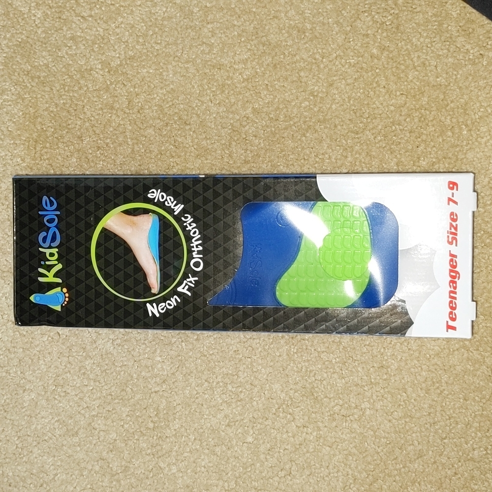 KidSole Cut to Fit Kids Orthodic Inserts Size 6-8 Teenager